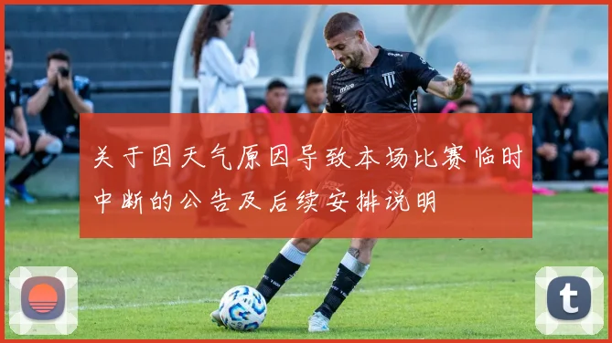 关于因天气原因导致本场比赛临时中断的公告及后续安排说明